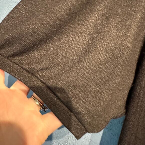 Mod Ref XXL Short Sleeve Pullover V-Neck Lightweight Sweater Black Layering - Picture 8 of 9